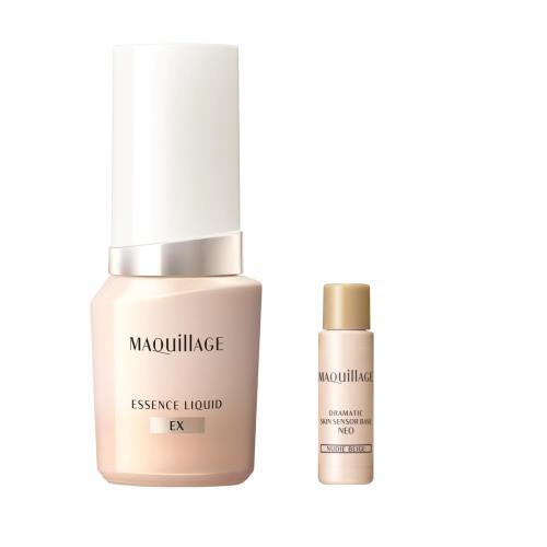 マキアージュ エッセンスリキッドEX オークル10 化粧下地小型つき 24mL+8mL SPF50+ | ファンデーション | リキッド状 | 無香料 | 2025年モデル オンライン 毛穴カバー つや 透明感 ファンデ美容液