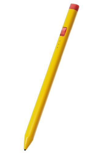 エレコム タッチペン スタイラス 鉛筆型 三角 充電式 汎用 磁気吸着 USB-C充電 ペン先交換可能 ペン先付属なし P-TPACSTEN02BU