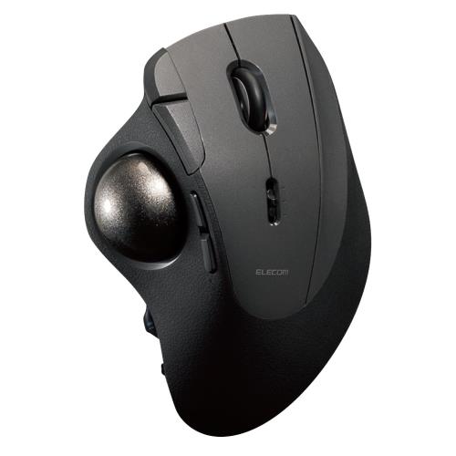 エレコム トラックボール二十日鼠 IST PRO 静音 マルチ繋ぎ合わせる Bluetooth 無線電話2.4GHz 有線 最大限度6台うつり変わり ベアリングうしろ押し 10名取り草 チルトホイール オンボードメモリ DPI12000 黒いこと M-IPT10MRSABK