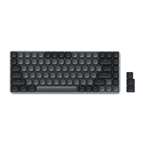 SATECHI SM1 75% Bluetooth 力学的鍵盤 鉄条受け答え US QWERTY パウダーコンパクト うしろ側ともし火 申し受ける式 - 力くらべ 事務室用 Mac  Windows 靉靆たる薄墨色 靉靆たる薄墨色 / 薄墨色