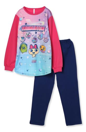 [バンダイ] たまごっち 女児 光るダンボールニット長袖パジャマ 562
