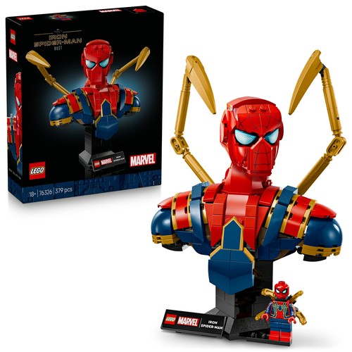 レゴ(LEGO) マーベル アイアン・スパイダーマン 乳ぶさ 手あそび 手あそび 生まれ落ちる日 差し上げ物 立ちはだかる 成人男性 お上さん マーベル グッズ 図形 立ちはだかる 人造人間 76326