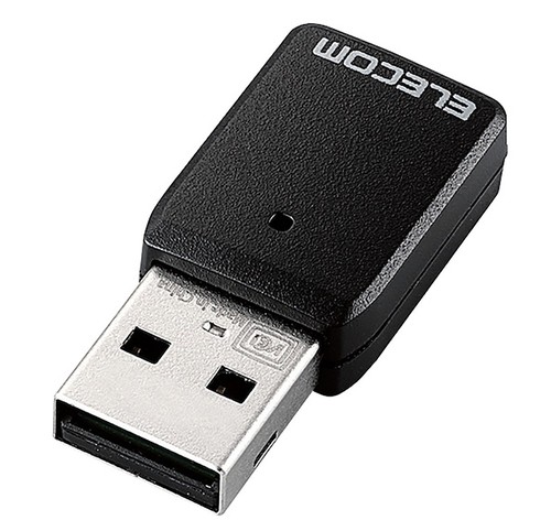 エレコム Wi-Fi 無線電話ローカルエリアネットワーク 子機 11ac/n/g/b/a 867Mbps 5GHz/2.4GHz相応う USB3.0 MU-MIMO windows/mac相応う 黒いこと WDC-867DU3S