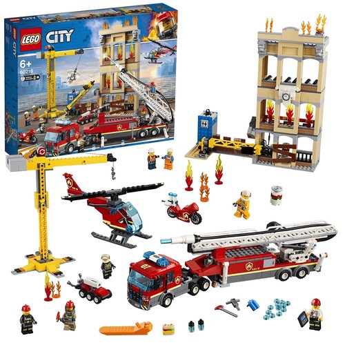レゴ(LEGO) シティ レゴシティの消防隊 60216 立ちはだかる 手あそび お坊っちゃん 車
