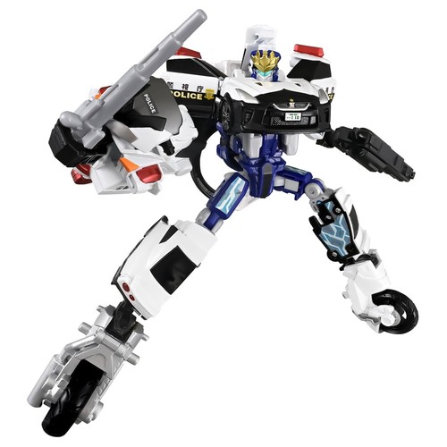 タカラトミー(TAKARA TOMY) トミカ ジョブレイバー TJBDX ユナイトポリスブレイバー パトカー\u0026白バイ 練り合わせる仕掛ける ミニカー 遊び道具 3歳以上 単品