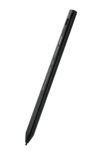 エレコム スタイラスペン USI標準尺度相応う  Google Pixel Tablet  申し受ける式 極細 手合いc申し受ける パームリジェクション オートスリープ 45第四次元年代順の継続当て嵌める能力のある 軽さ 有りの実輪っか不必要 黒いこと P-TPUSI02BK