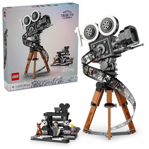 レゴ LEGO ウォルトディズニー ウォルト・ディズニー トリビュート:写真機 811天下太平 手あそび 手あそび 生まれ落ちる日 差し上げ物 立ちはだかる 母の日 父の日 成人男性 お上さん 室内装飾 オシャレ 第八芸術写真機 ひな型 43230