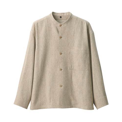 無印良品 成人男性 羊毛混プルオーバー上衣 メンズ BG1QUA4A ベージュ 成人男性XL