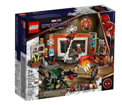 レゴ(LEGO) スーパー・ヒーローズ スパイダーマン サンクタム出しゃばる 76185 遊び道具 差しつかえる 差し上げ物 百貨店主人公 アメコミ お坊っちゃん 7歳以上