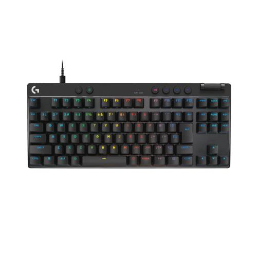 Logicool G ラピッド銃の引き金 PRO X TKL RAPID ゲーミングキーボード アクチュエーションポイント 自然調整能力のある 押下圧 35g 日本語取り合わせ G-PKB-TKL-RTBK 有線 テンキー受け答え 磁気式アナログ取り替えっこ LIGHTSYNC RGB