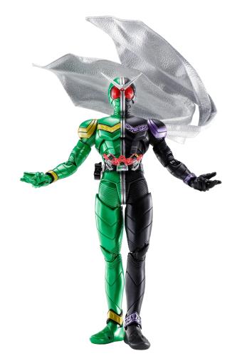 TAMASHII NATIONS S.H.フィギュアーツ(真骨彫製法)仮面ライダーW サイクロンジョーカー 風都探偵アニメ化記念(再販版) 約145mm PVCABS布製 塗装済み可動フィギュア｜DIOマート
