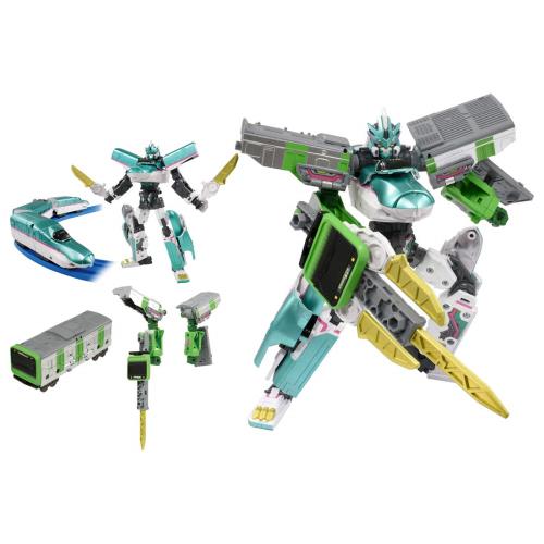 タカラトミー 『 プラレール 新幹線うつり変わりロボ シンカリオンZ シンカリオンZ E5ヤマノテセット 』 市街電車 鉄道車両 手あそび 3歳以上 手あそび安全性のある準拠集団受かる ST目じるし証明 PLARAIL TAKARA TOMY