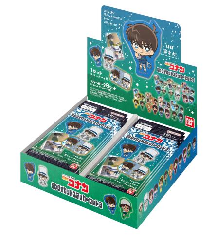 バンダイ (BANDAI) 名私立探偵コナン SDダイカットステッカーセット3(容器に並べる)(BOX)20容器に並べる入