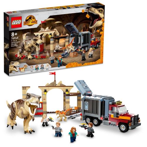 レゴ(LEGO) ジュラシック・ワールド 遊び道具 恐竜 T-王さまとアトロキラプトルの大逃げ失せる クリスマス差し上げ物 クリスマス 76948 差しつかえる 差し上げ物 本日りゅう 貨物自動車 お坊っちゃん 御姉さん