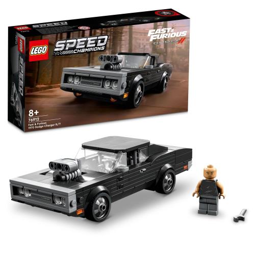 レゴ(LEGO) す早さはやりっ児 ワイルド・す早さ 1970 ダッジ・チャージャー R/T 76912 遊び道具 差しつかえる 差し上げ物 車 くるま レーシングカー お坊っちゃん 8歳以上