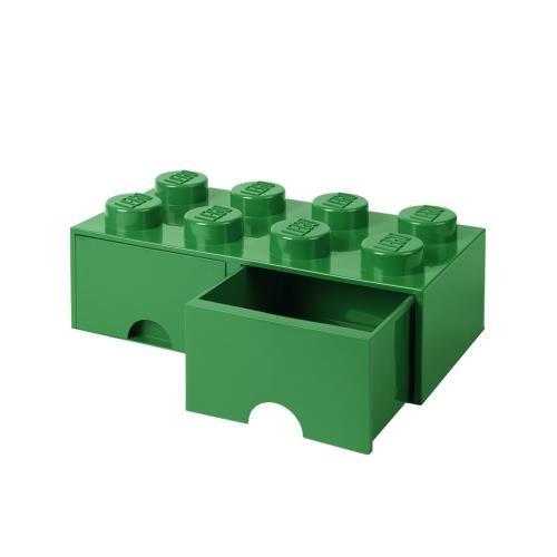 レゴ ブリック ドロワー8 うす暗い緑であること 40061734