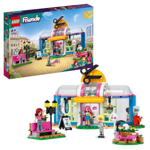 レゴ(LEGO) フレンズ ハートレイクシティのヘアサロン 41743 手あそび 立ちはだかる 差し上げ物 ごっこ命のせんたく 街づくり うしろ帯 6歳以上