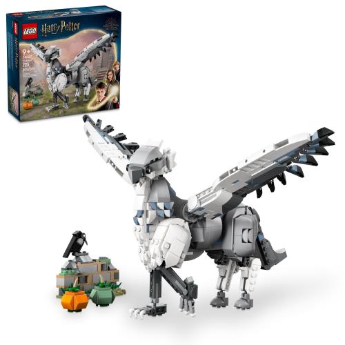 レゴ(LEGO) ハリーポッター バックビック ヒッポグリフ 寄せあわせ用手あそび、巫女寄せの毛の荒物図形 好いたらしいハリーポッターの手あそび ハリーポッターを主題メロディにした9歳のお坊っちゃん、女