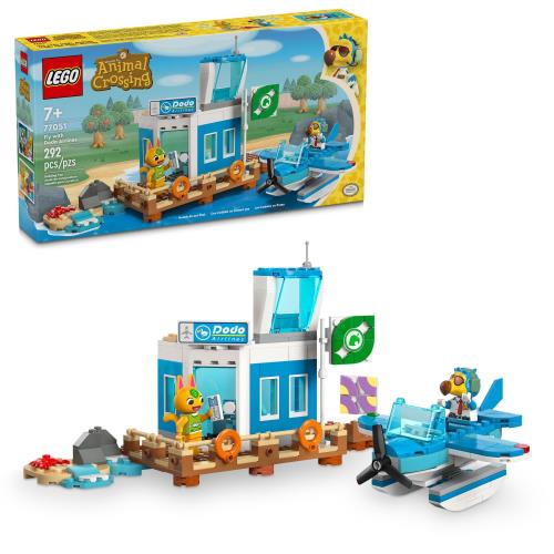 レゴ(LEGO) どう殴り付けるの森 飛ぶ ドードー飛翔 飛行場プレイセット付き添い人 赤ちゃん用航空機遊び道具とパイロットミニフィギュア 映像媒体取り組みつづき物にインスパイアされた 7歳以上の御姉さんとお坊っちゃん