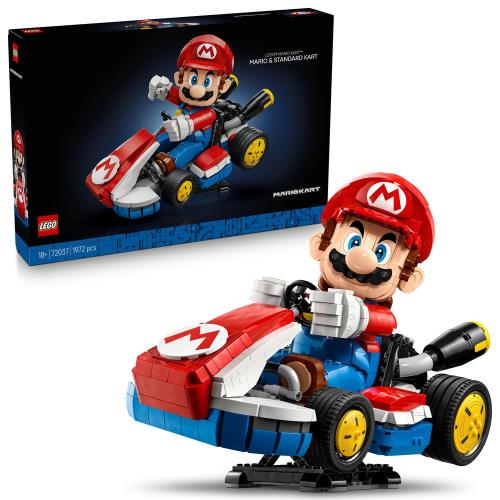 レゴ(LEGO) スーパーマリオ マリオカート(TM)：マリオ と スタンダードカート おもちゃ 玩具 誕生日 プレゼント ブロック 男性 女性 マリオ グッズ 乗り物 車 ミニカー ゲーム 72037