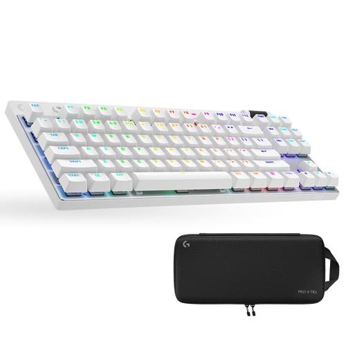 Logicool G(ロジクール G) PRO X TKL LIGHTSPEED 無線電話 ゲーミングキーボード テンキー受け答え 力学的 タクタイル GX取り替えっこ 専用容れもの 付き添い人 鍵盤 Bluetooth 静音 日本語申し合わせ LIGHTSYNC RGB 着