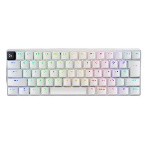 Logicool G PRO X 60 LIGHTSPEED ワイヤレス ミニ ゲーミングキーボード G-PKB-60-001TCWH タクタイル オプティカル GXスイッチ Bluetooth 日本語配列 LIGHTSYNC RGB 65時間 長時間 バッテリー ホワイト 白 ゲーミング キーボード 小型 充電式 G-PKB-60 windows