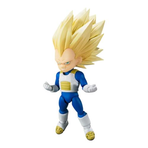 S.H.Figuarts スーパーサイヤ人3ベジータ(ミニ)-DAIMA- PVC＆ABS製 約90mm 塗装済みフィギュア