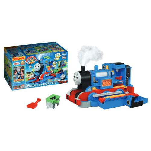 タカラトミー 『 プラレール トーマス きかんしゃトーマス 蒸汽船がシュー! 気が大きいトーマス 』 路面電車 鉄道車両 遊び道具 3歳以上 遊び道具安全性のある標準尺度受かる ST目じるし公証 PLARAIL TAKARA TOMY