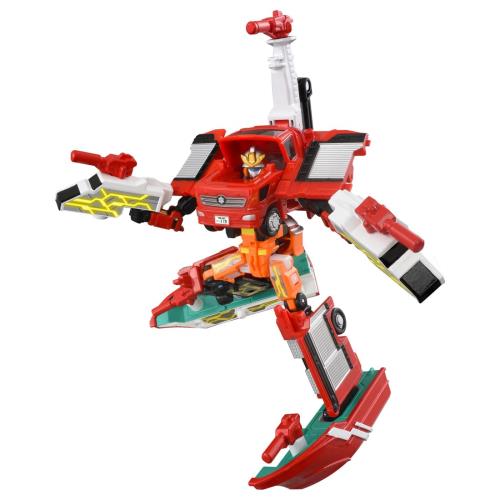 タカラトミー(TAKARA TOMY) トミカ ジョブレイバー TJBDX ユナイトファイヤブレイバー 消防車＆消防艇 合体セット ミニカー おもちゃ 3歳以上