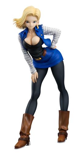 ドラゴンボールギャルズ 火竜どんぶり鉢Z 人造万物の霊長18号 約19珊 PVCABS製 ペンキ塗り済み遣っ付ける品図形