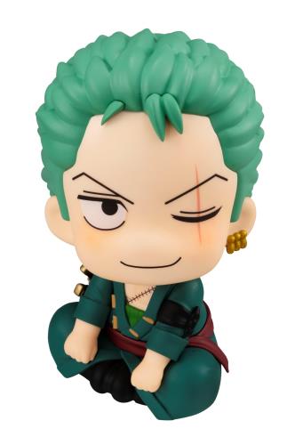 るかっぷ ONE PIECE ロロノア・ゾロ再販約110mm PVC製 塗装済み可動フィギュア