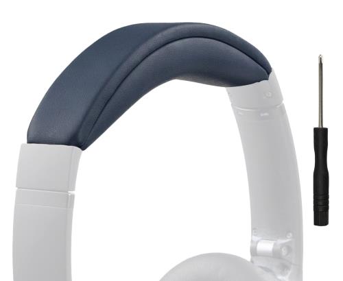 SOULWIT ヘッドバンド 交換 パッド Bose QuietComfort 25(QC25)/SoundLink Around-Ear II (SoundLink AE2)/SoundTrue Around-Ear II (SoundTrue AE 2) 用 ヘッドバンド クッション ヘッドホンバンド ヘッドセットバンド DIY替えバンドキット 一体型 (ネイビーブルー)画像