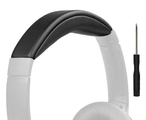 SOULWIT ヘッドバンド 交換 パッド Bose QuietComfort 25(QC25)/SoundLink Around-Ear II (SoundLink AE2)/SoundTrue Around-Ear II (SoundTrue AE 2) 用 ヘッドバンド クッション ヘッドホンバンド ヘッドセットバンド DIY替えバンドキット 一体型 (ブラック)画像