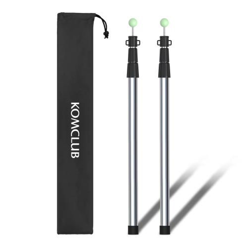 KOMCLUB タープポール 伸縮 テントポール スライド式 3継無段階調節 最大直径28mm (高さ94〜220cm) ステンレス キャンプ ポール 2本セッ 楽天市場】KOMCLUB タープポール 伸縮 テントポール スライド式 3継無