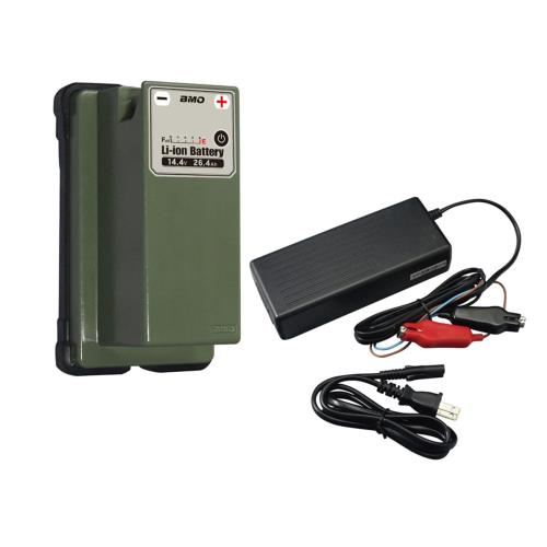 BMO★電動リール用リチウムイオンバッテリー★チャージャーセット BMO JAPAN（ビーエムオージャパン） リチウムイオンバッテリー 26.4Ah