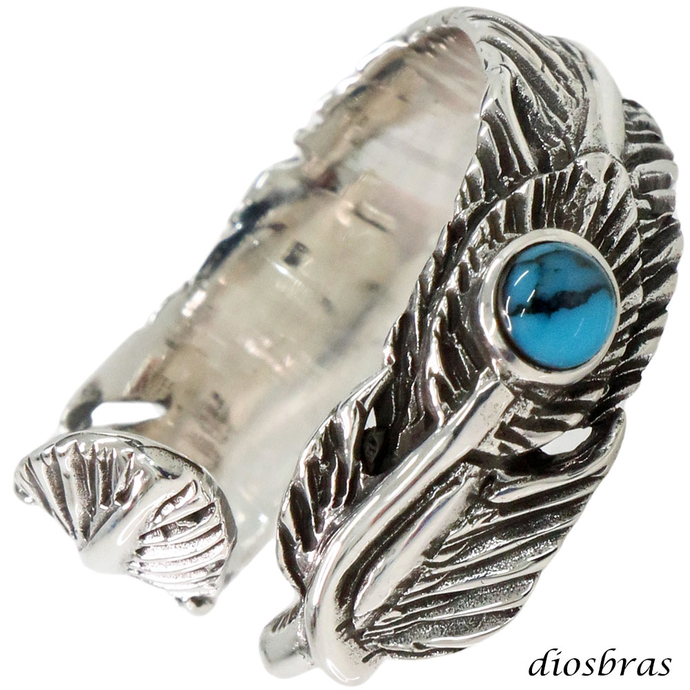 楽天市場】シルバー925 フェザー 指輪 リング フリーサイズ