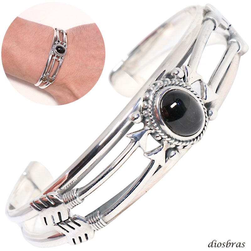 楽天市場】シルバーバングル 星 スター 矢じり 矢 アロー デザイン