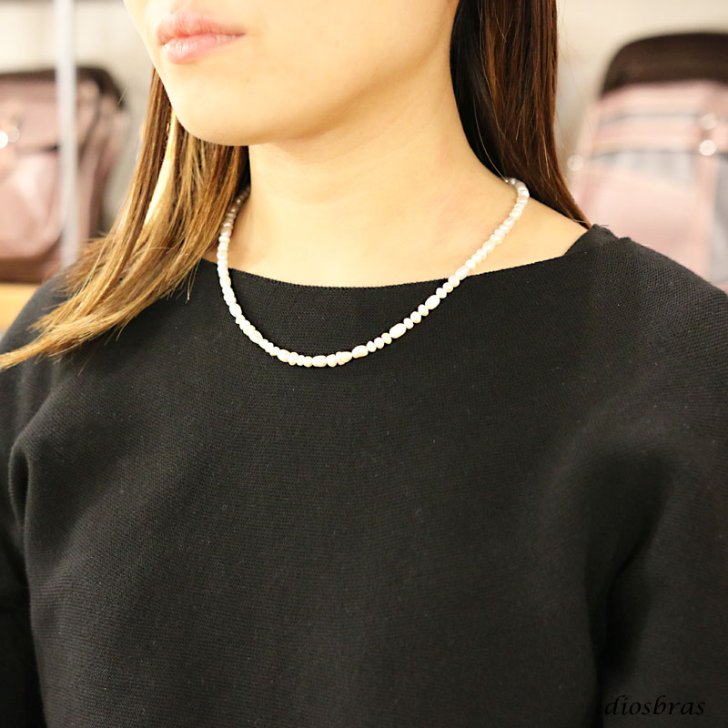 パール 真鍮ビーズネックレス Pearl 楕円 ネックレス パール ブレス 淡水パール シルバー925 メンズ 男性 レディース 女性 ブランド ネックレス 芸能人 着用 愛用 Southwestne Com