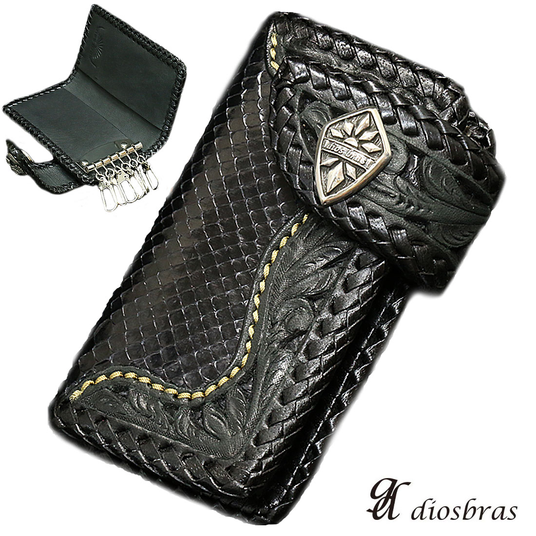 美品✨diosbras ディオブラス ６連キーケース 本革サドルレザー ブラック 楽天市場】diosbras-ディオブラス- 6連 キーケース 本革サドルレザー