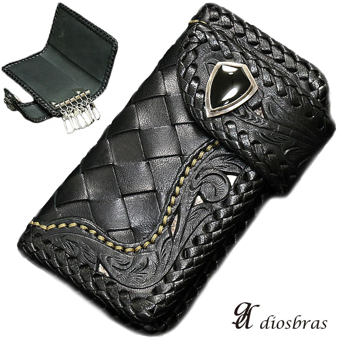 美品✨diosbras ディオブラス ６連キーケース 本革サドルレザー ブラック 楽天市場】diosbras-ディオブラス- 6連 キーケース 本革サドルレザー