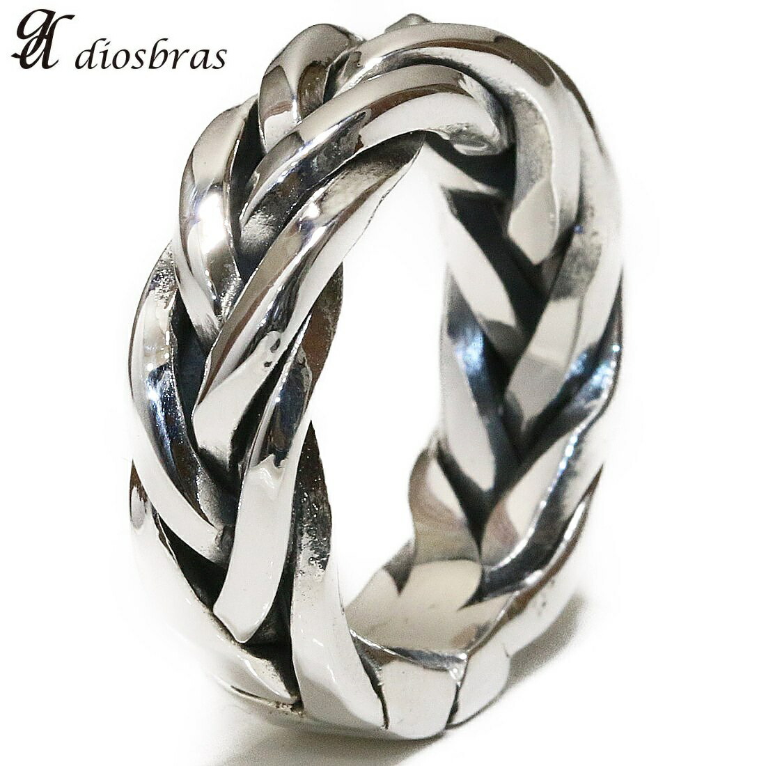 楽天市場】シルバーリング リング ハンドメイド ねじり 編み込み