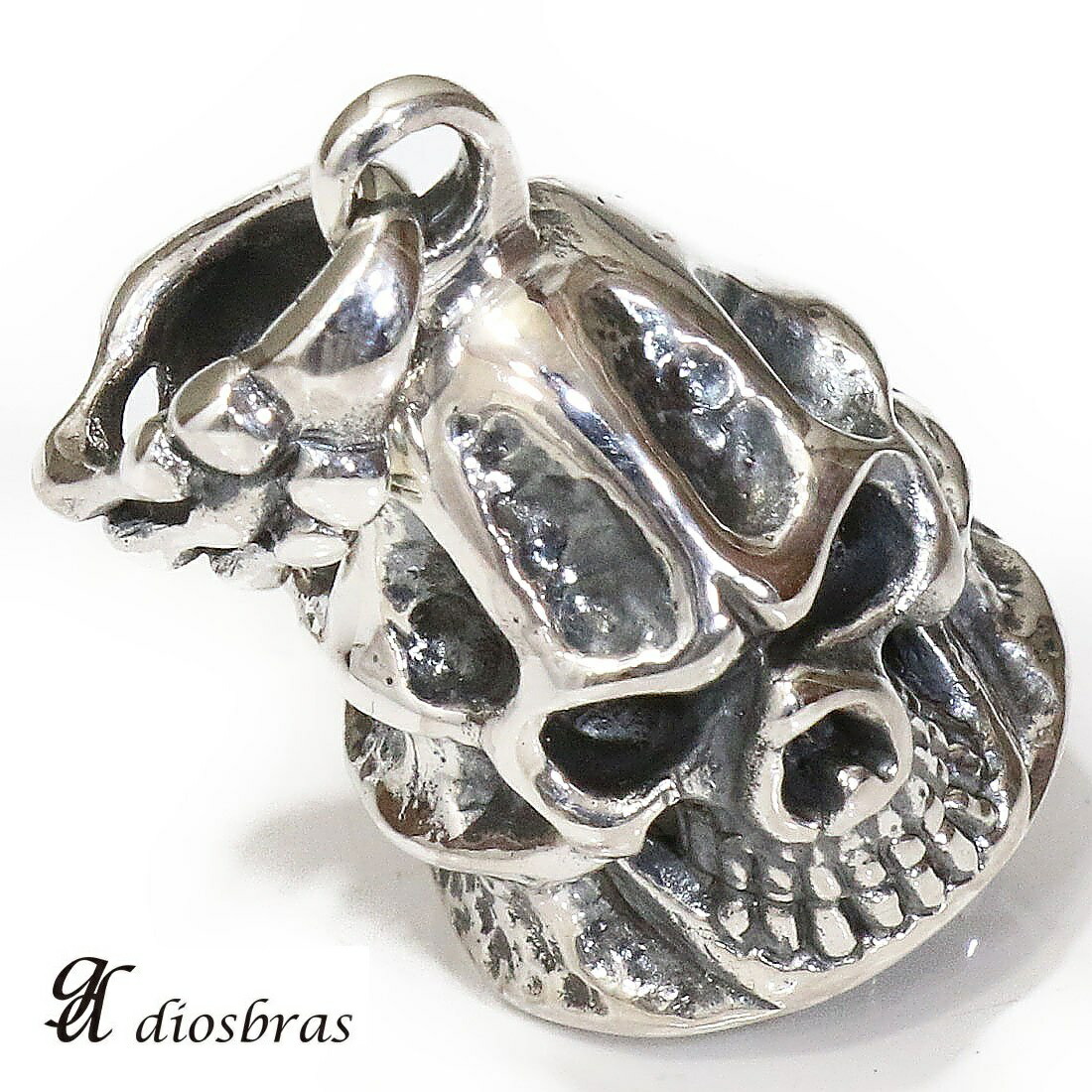 スカルベルネックレス シルバー925 楽天市場】シルバー925 鈴 ベル スカル 骸骨 十字架 クロス