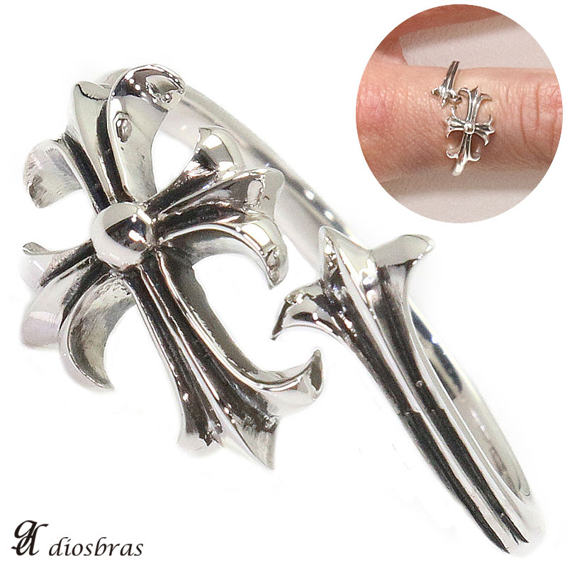 楽天市場】シルバーリング クロスリング シルバーアクセサリー