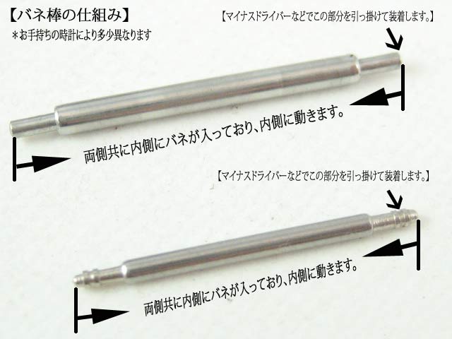 市場 バネ棒 時計工具 時計バンド ステンレス製 時計ベルト