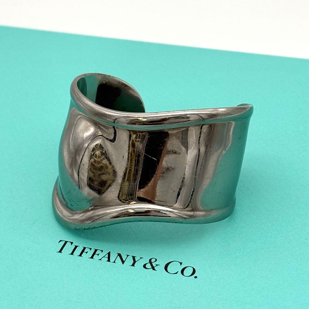 中古B Tiffany ボーンカフ ブレスレット シルバー 925 スモール 右手用 ティファニー バングル｜Dio Vintage Tokyo 店