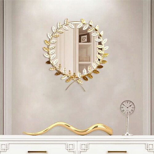 楽天市場】【安心サポート付】アンティーク アイアンミラー 楕円 鏡