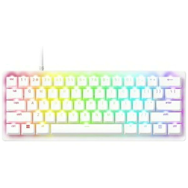 Razer(レイザー) ゲーミングキーボード Huntsman V3 Pro Mini White Edition RZ03-04991700-R3M1 英語配列 有線 アナログオプティカルスイッチ搭載 ゲーミングキーボード｜ダイレクトハンズ 店