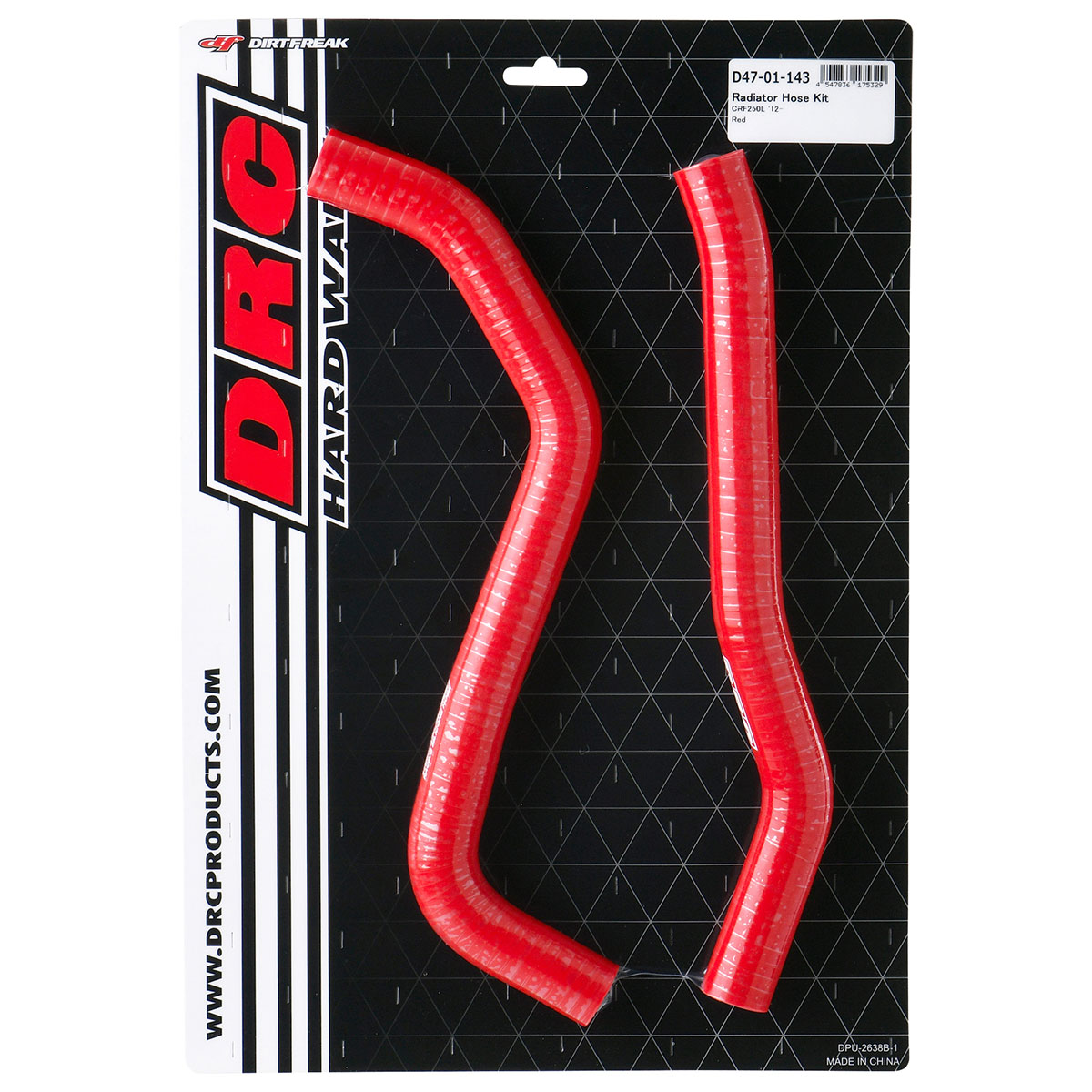 楽天市場】DRC YZ250F'24 ラジエターホースキット ブルー 多層構造 高