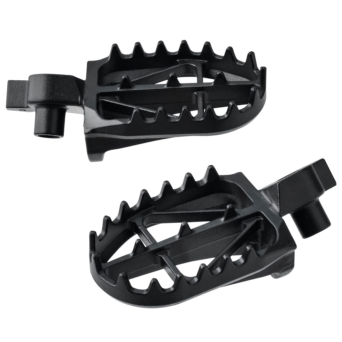 ZETA ワイドフットペグ YZ250F 24-26 YZ450F 23-26 YZ450FX 24-26 前後幅約57mm 安定ライディング スタンディング 排泥性 クロモリ鋼 高強度 高耐久 品番:G4763/メーカー品番:Z48-02-809