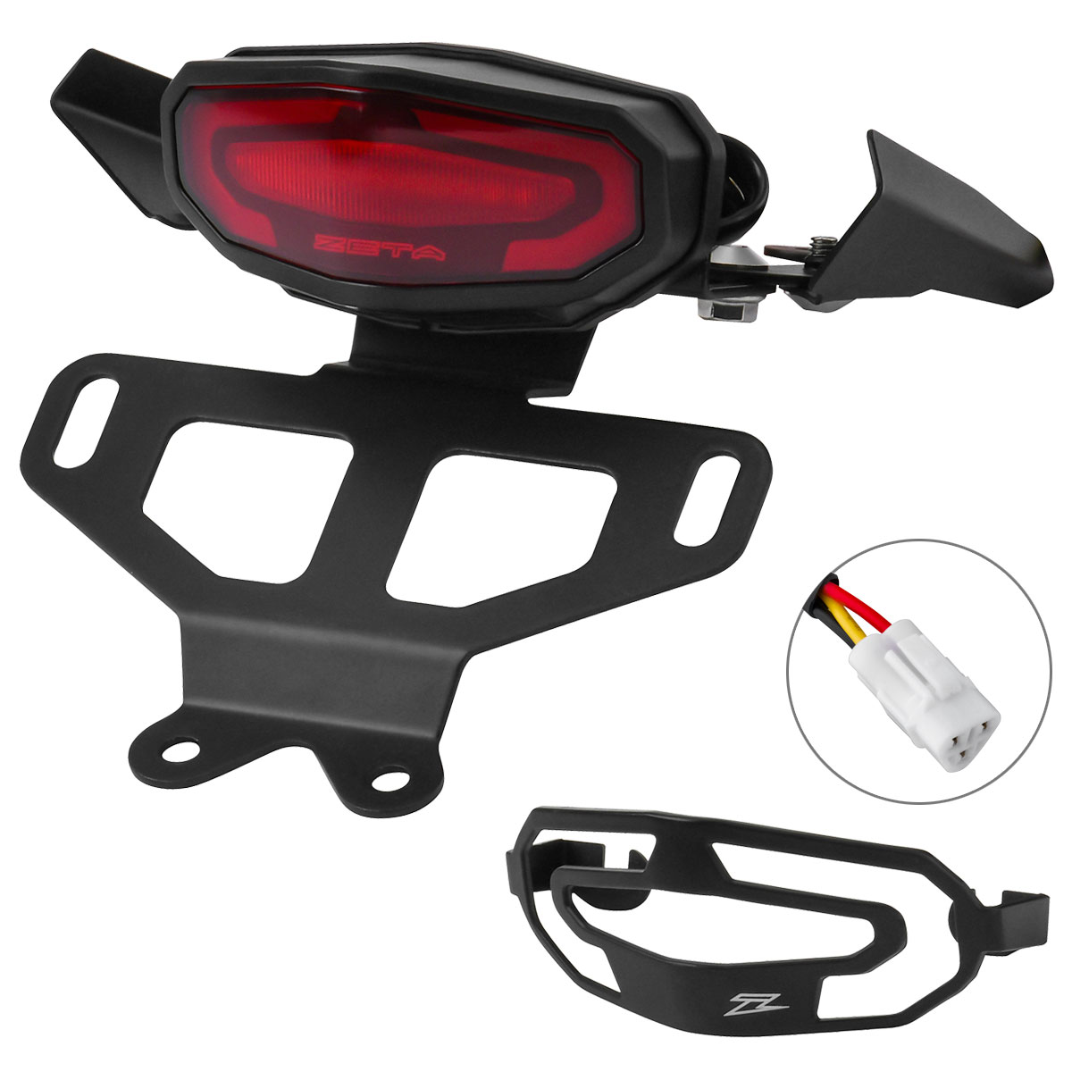 ZETA LED ライン テールホルダーキット レッド SEROW250 18- F5959